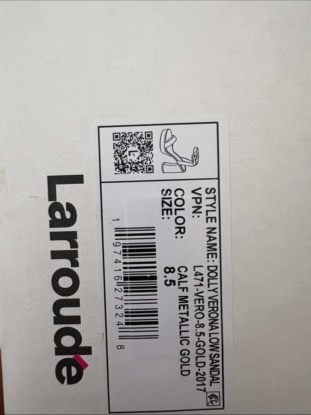 Larroude brand new